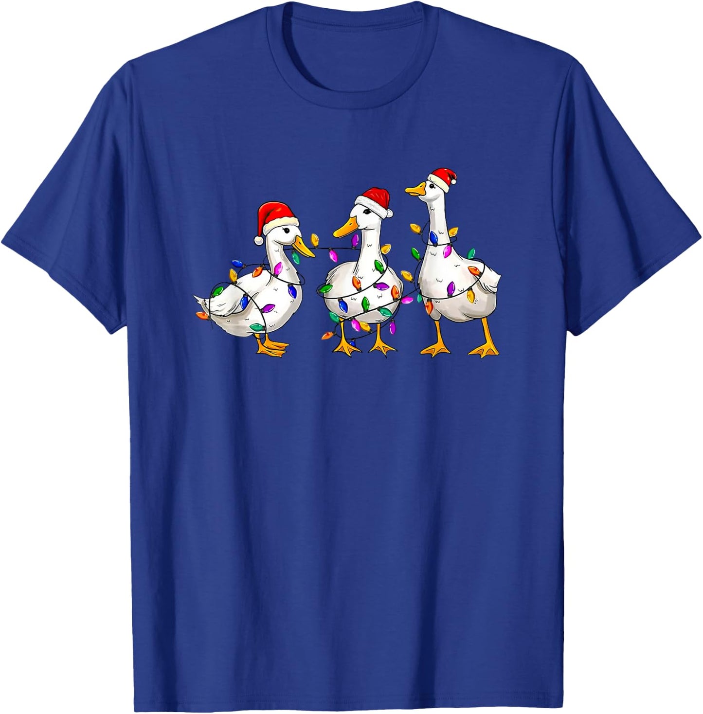 Christmas Duck Merry Christmas T-Shirt - T-Shirt | Royal