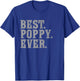 Best Poppy Ever Vintage Bold T-Shirt - T-Shirt | Royal