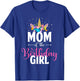 Mom Of The Birthday Girl Unicorn Girls Family Matching T-Shirt - T-Shirt | Royal