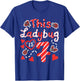 This Ladybug is 7 Years Old 7th Birthday Girl Family Ladybug T-Shirt - T-Shirt | Royal
