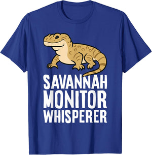 Savannah Monitor Lizard Funny Savannah Monitor Whisperer T-Shirt - T-Shirt | Royal