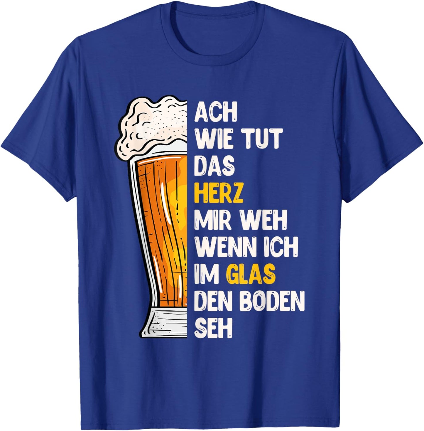 Funny Beer Saying for Beer Drinkers Bavaria , black T-Shirt - T-Shirt | Royal
