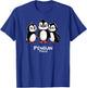 Penguin Posse - Cute Penguin Lover - Penguin Posse T-Shirt - T-Shirt | Royal