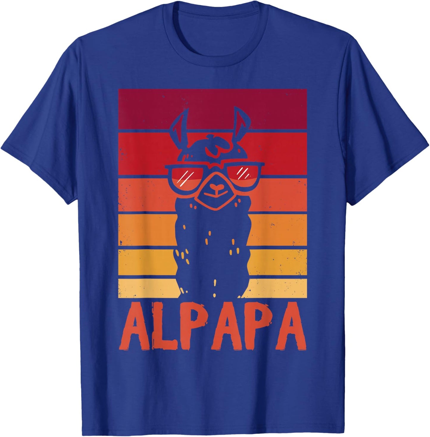 Alpapa Alpaca Lama Fan Lover Dad New Father , black T-Shirt - T-Shirt | Royal