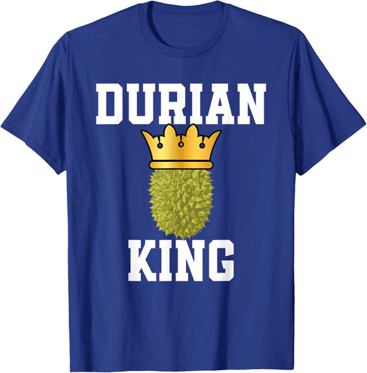 Funny Durian King Outfit Fruit Lovers T-Shirt - T-Shirt | Royal