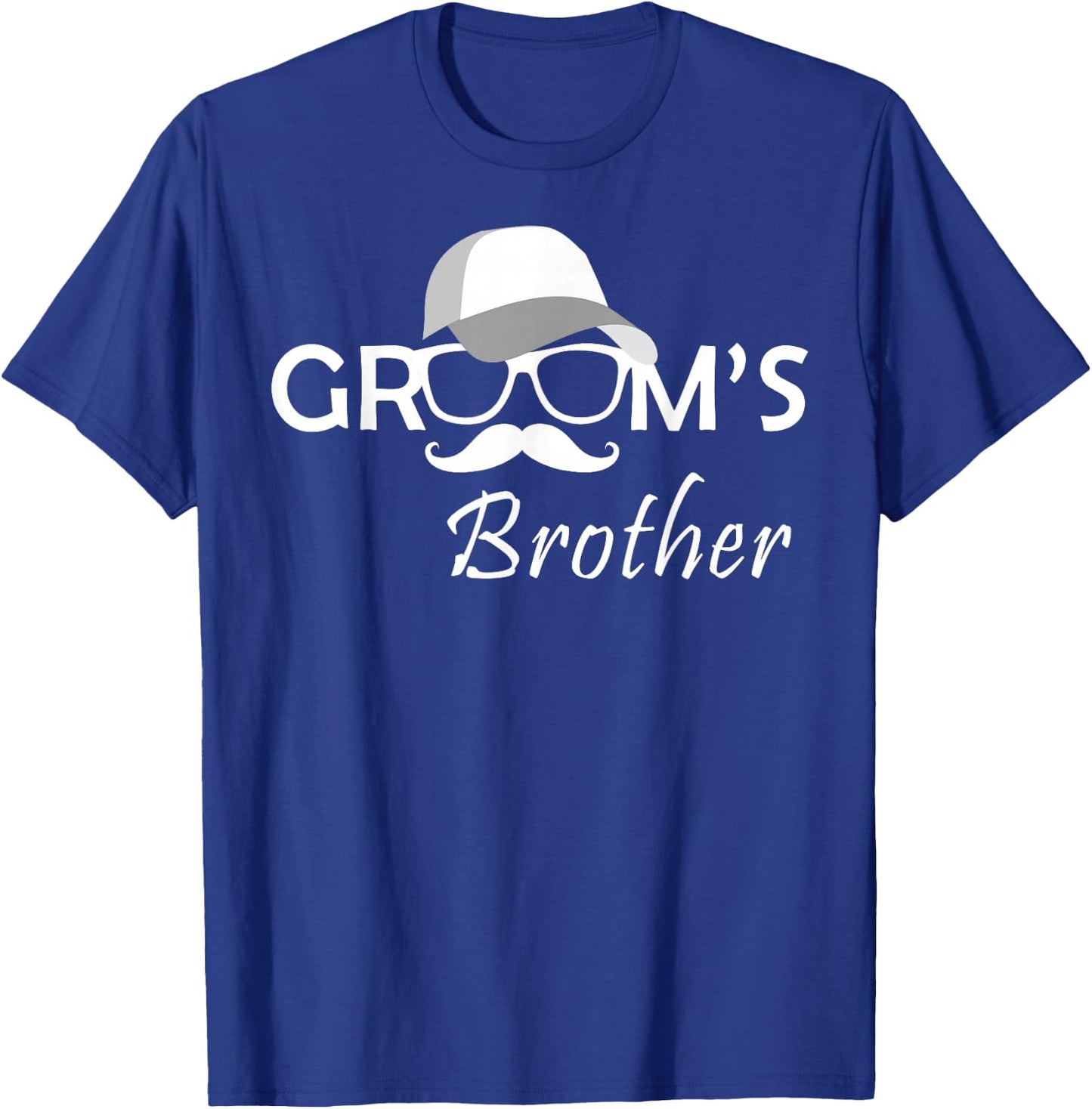 Groom's Brother Bro Bachelor Party Squad Wedding T-Shirt - T-Shirt | Royal