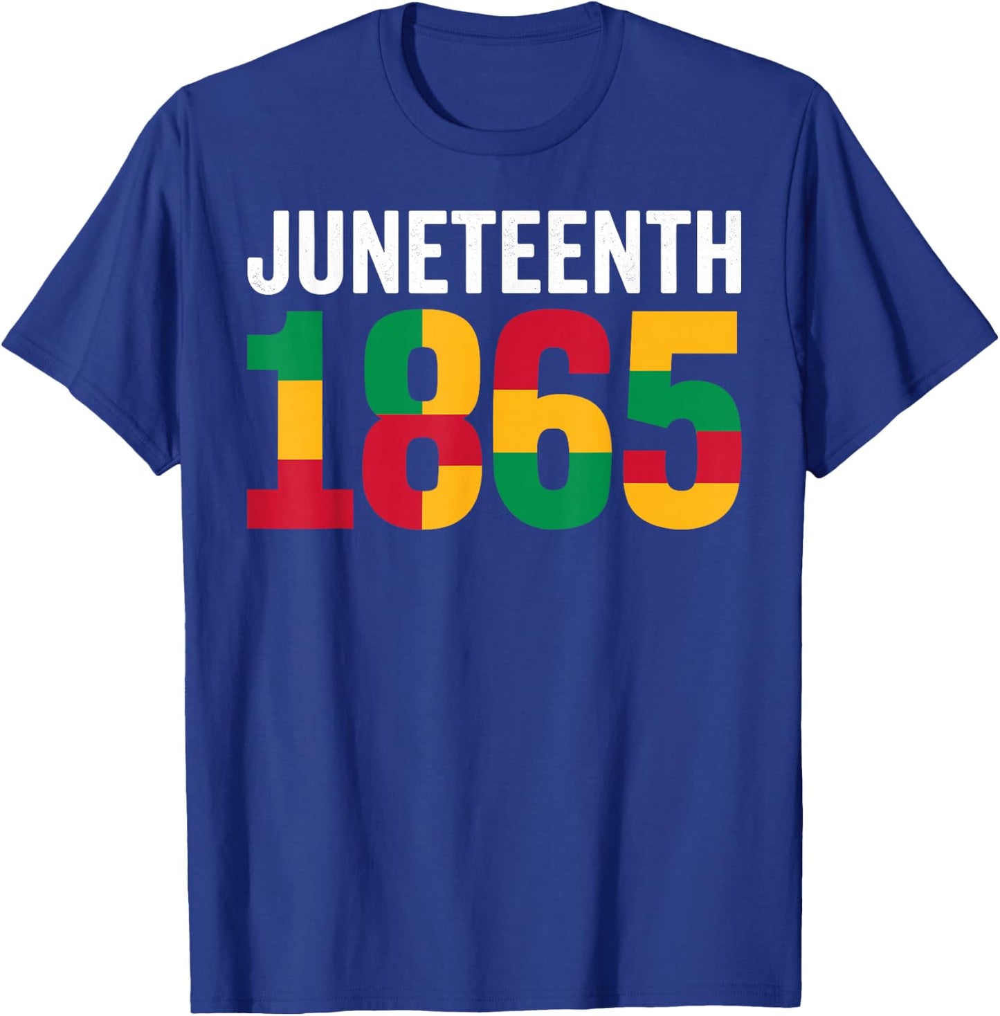 Juneteenth 1865 Black History T-Shirt - T-Shirt | Royal
