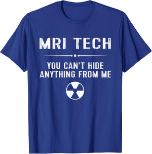 Funny Radiology Shirt MRI Tech CT Rad Ultrasound Gift T-Shirt - T-Shirt | Royal