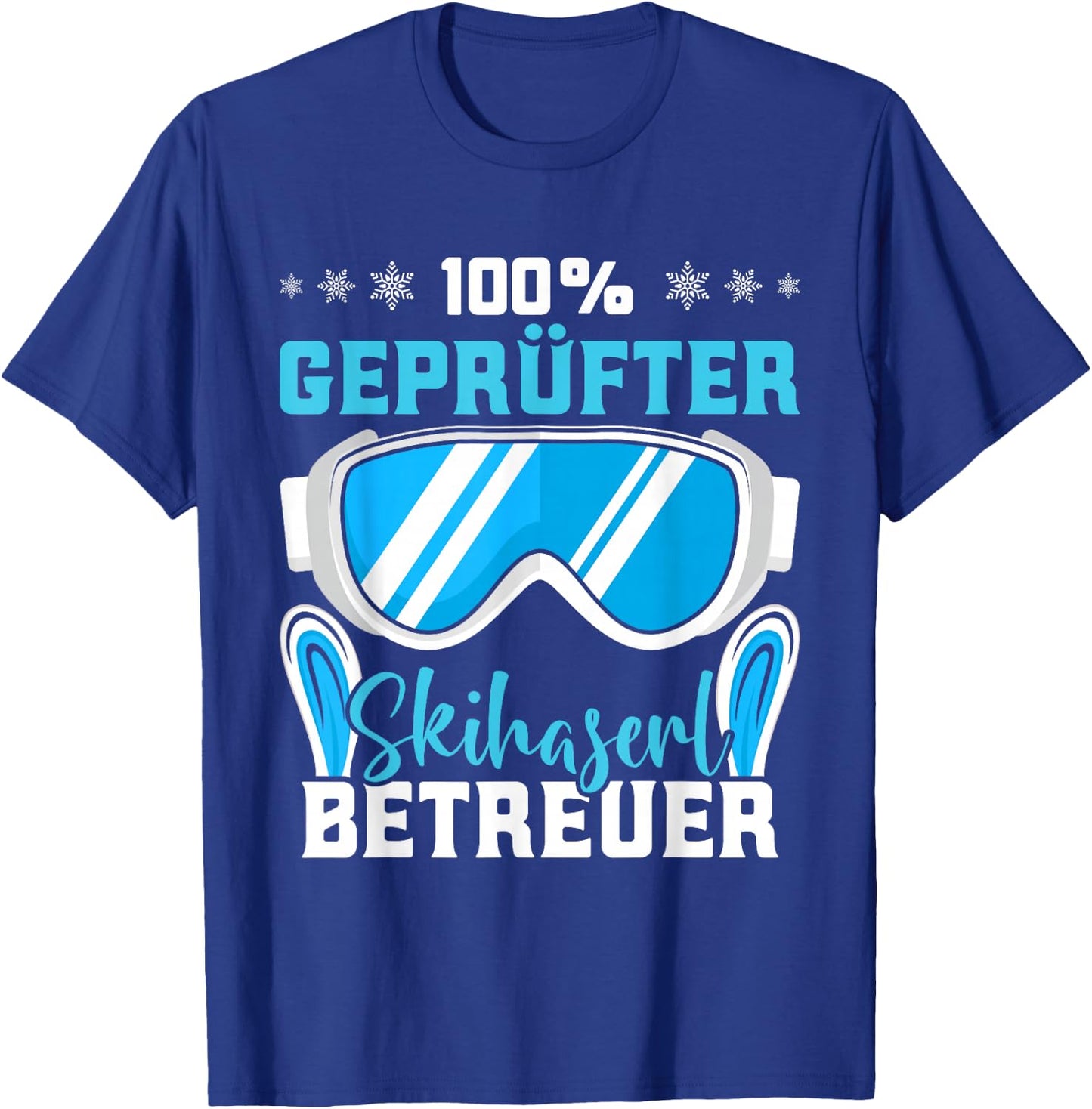 Winter Sport 100% Tested Ski Hat Caregiver Ski Bunny , black T-Shirt - T-Shirt | Royal