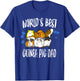 World's Best Guinea Pig Dad T-Shirt - T-Shirt | Royal