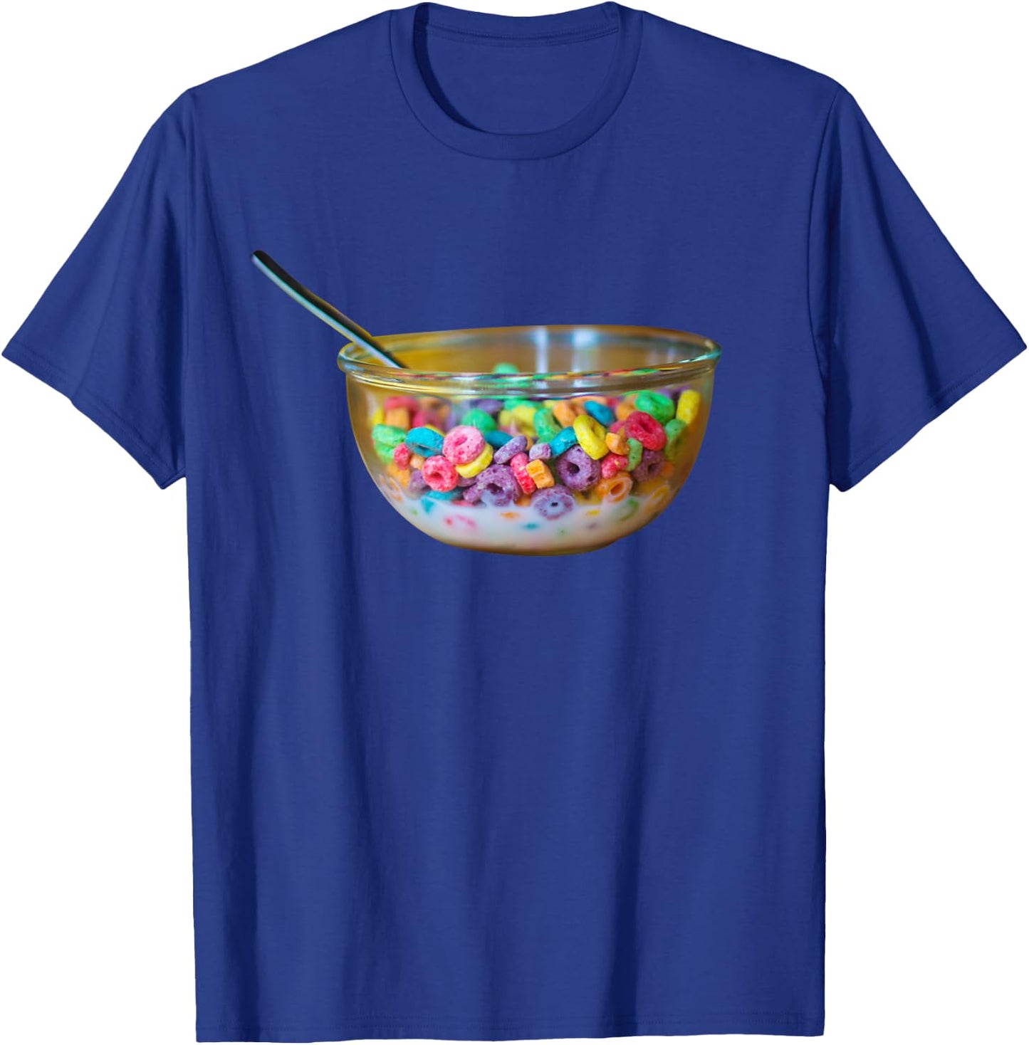 Bowl of Fruity Cereal T-Shirt - T-Shirt | Royal