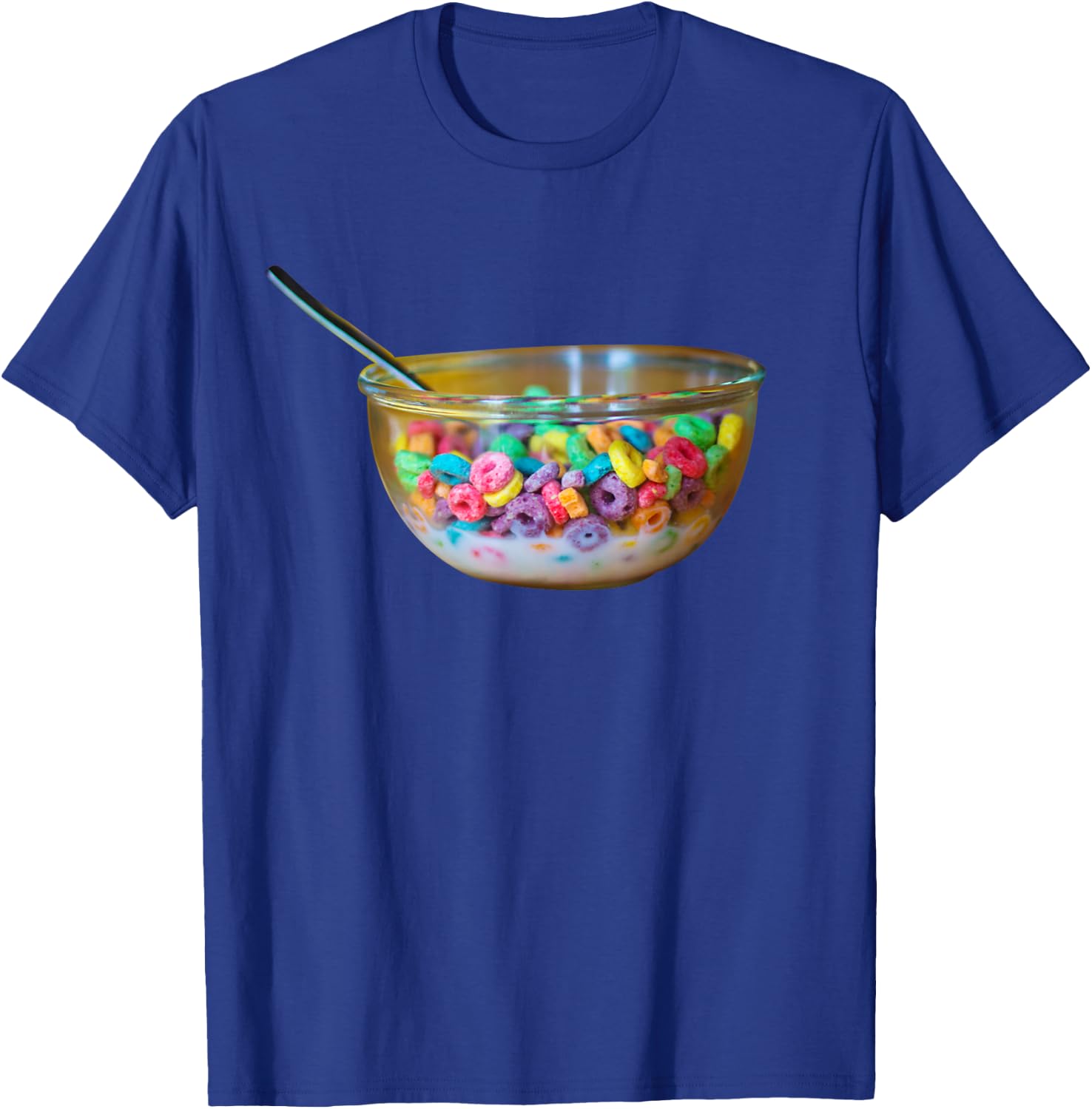 Bowl of Fruity Cereal T-Shirt - T-Shirt | Royal