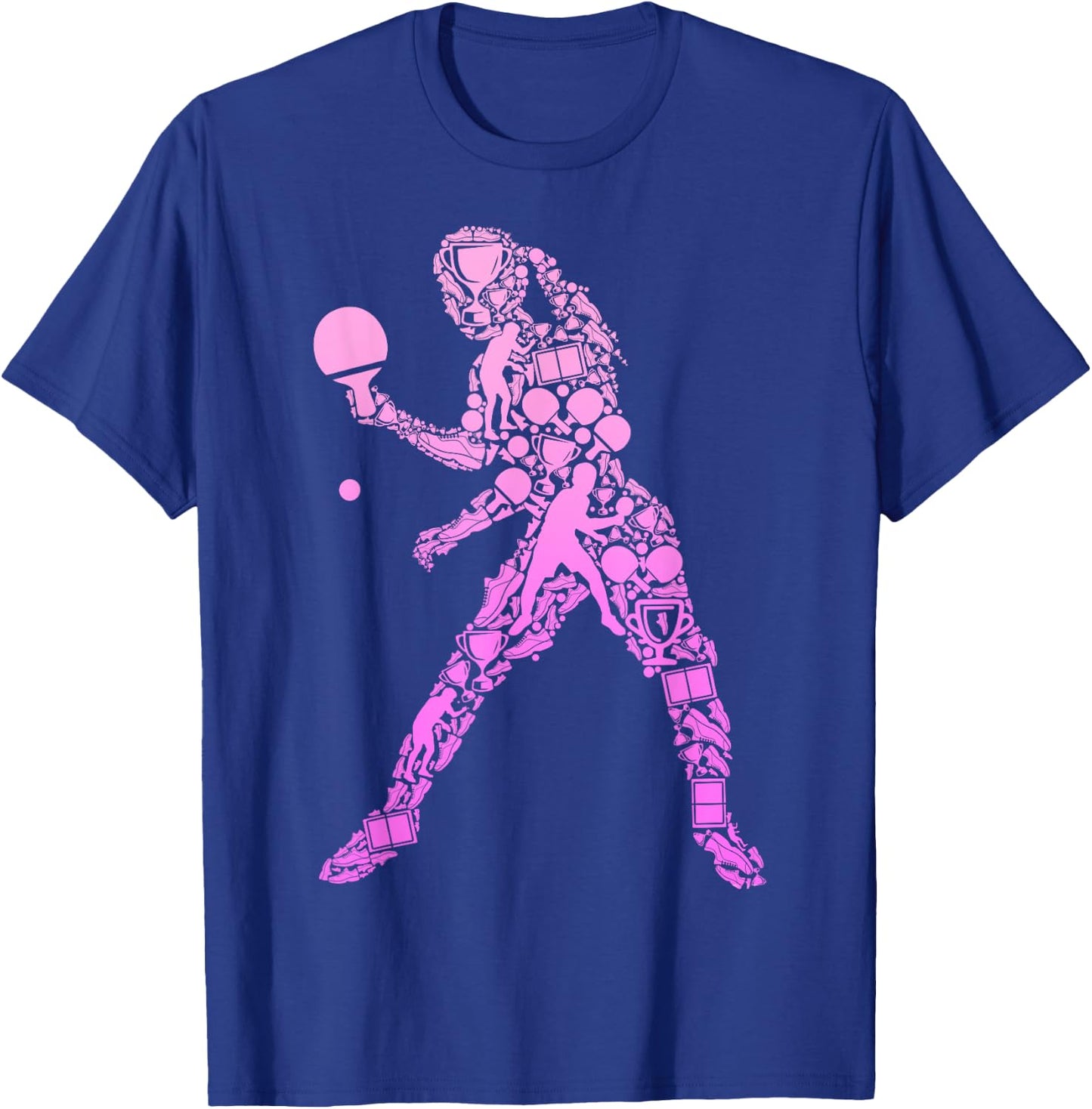 Tischtennis Tischtennisspielerin Ping Pong Kinder Mädchen T-Shirt - T-Shirt | Royal