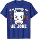 Kawaii Gamer Chat Je Ne T'T'ends Pas Je Joue Gaming Geek , Black, S T-Shirt - T-Shirt | Royal