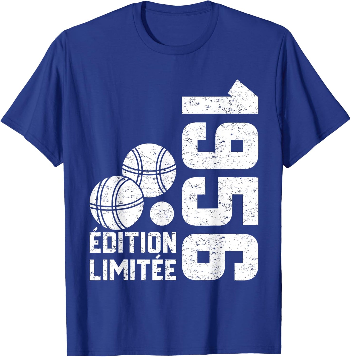 68th Anniversary Vintage 1956 Limited Edition Petanque T-Shirt - T-Shirt | Royal