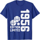 68th Anniversary Vintage 1956 Limited Edition Petanque T-Shirt - T-Shirt | Royal