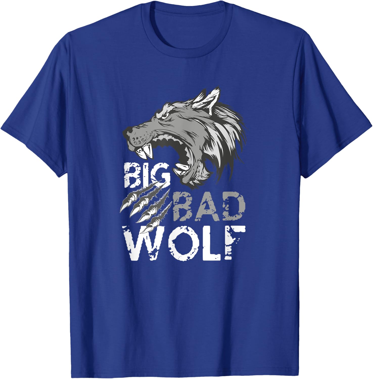 Big Bad Wolf Claw Marks T-Shirt - T-Shirt | Royal
