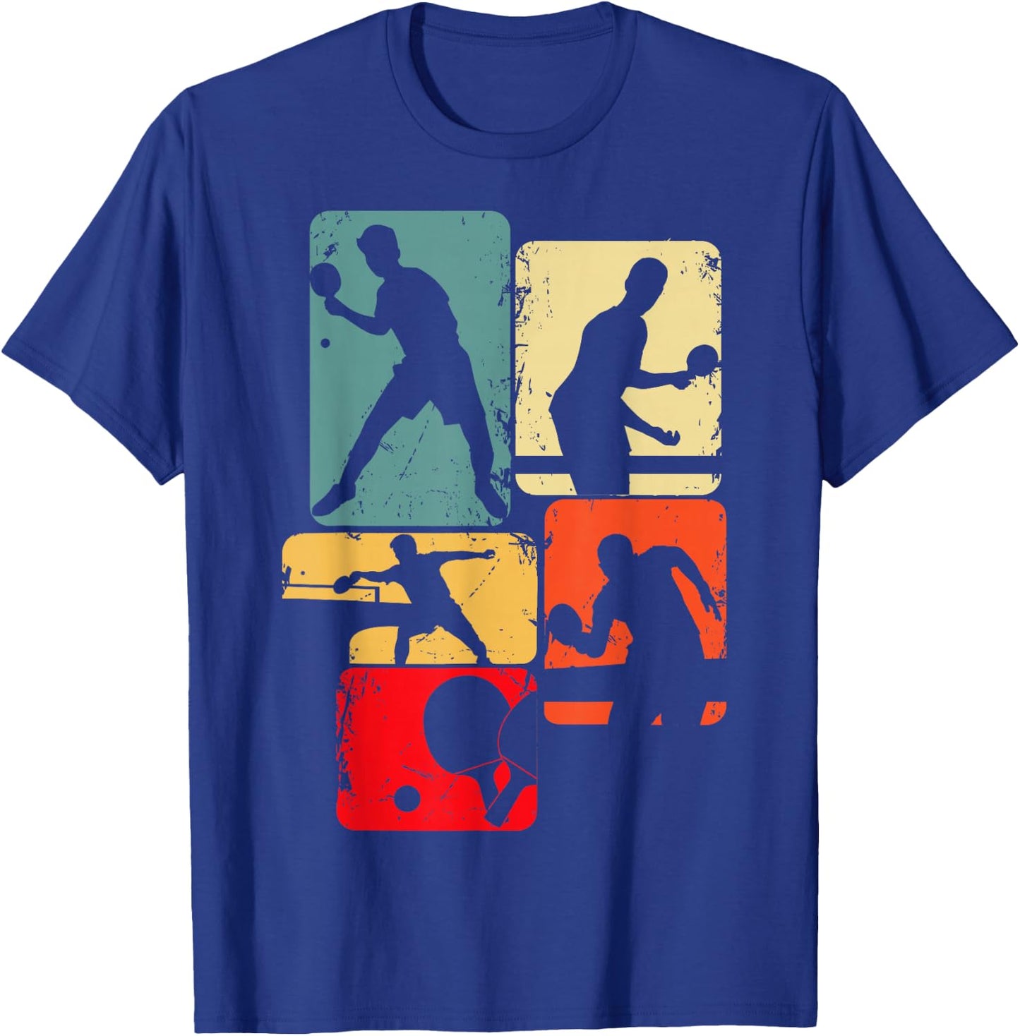 Table Tennis Ping Pong Children's Boys Men's , black T-Shirt - T-Shirt | Royal