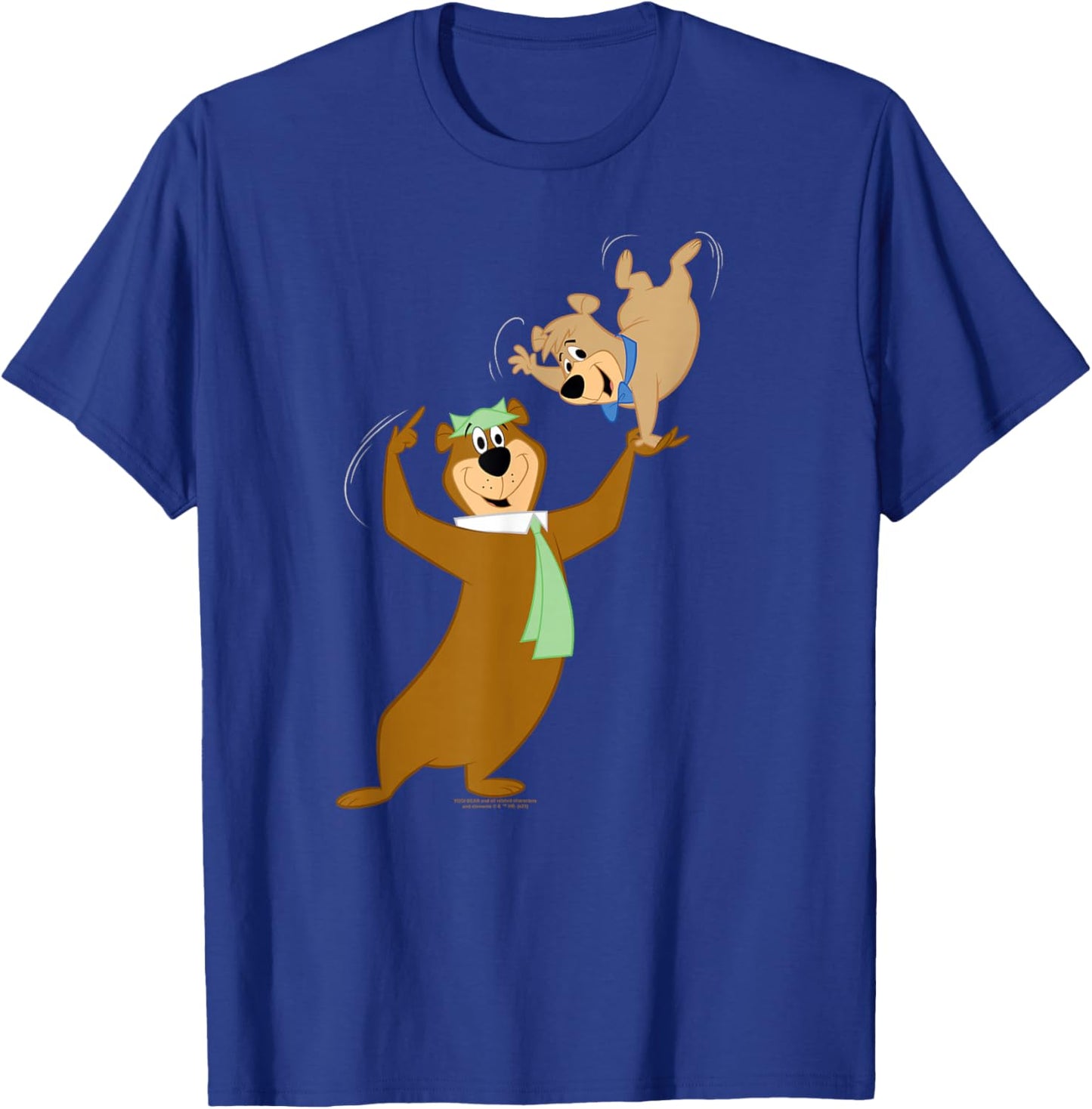 Yogi Bear Boo Boo Do Tricks T-Shirt - T-Shirt | Royal