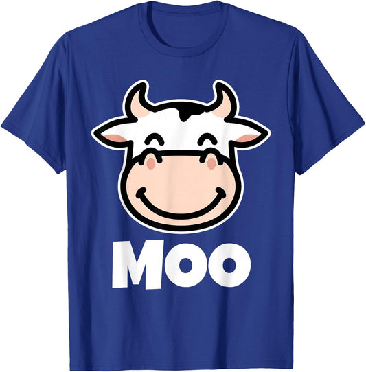 MOO Cows Shirt | Kuhliebhaber Shirt | Kinder Kuh T-Shirt - T-Shirt | Royal