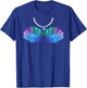 Mermaid Sea Shell Bra Halloween Costume Women Girls T-Shirt - T-Shirt | Royal