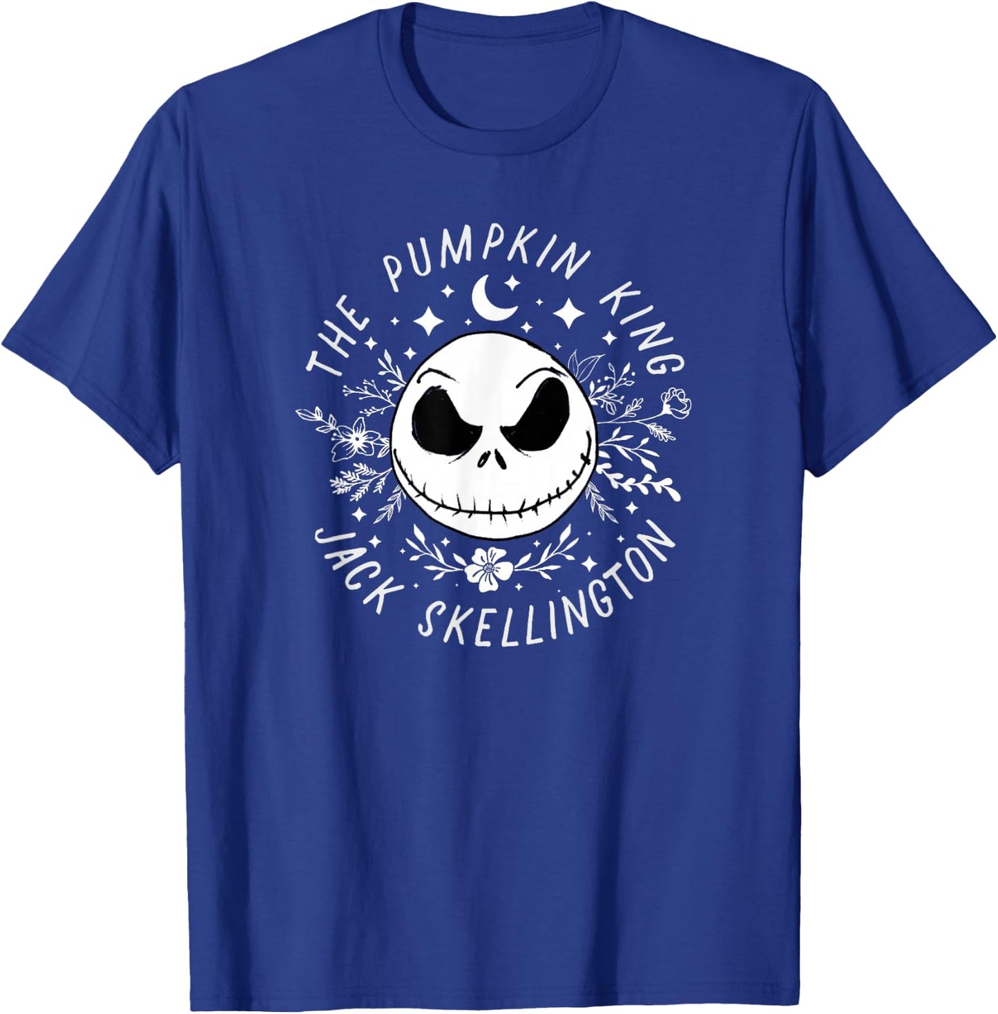 Disney Nightmare Before Christmas The Pumpkin King Floral T-Shirt - T-Shirt | Royal