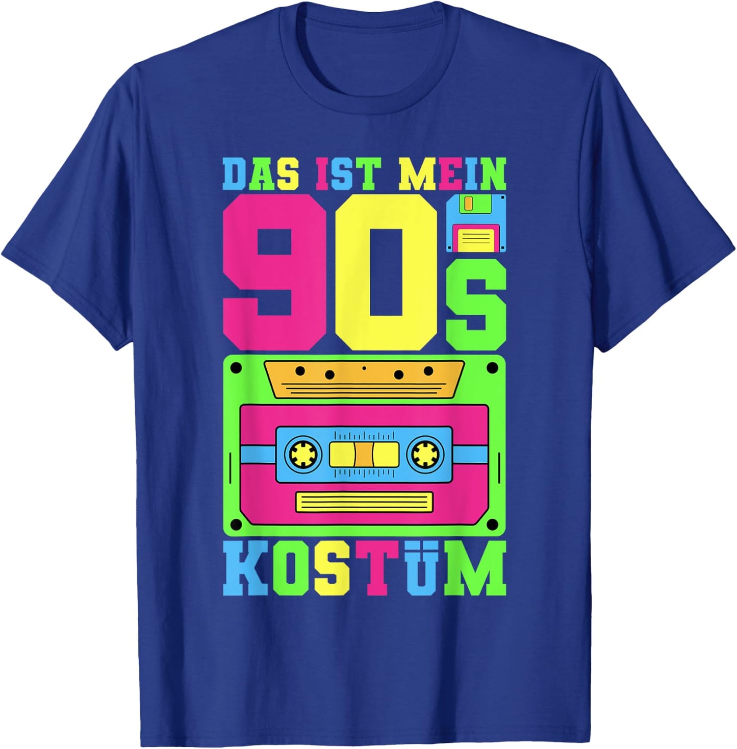 90er Jahre Kostüm 90er Jahre Outfit 90 er Motto Party 90er T-Shirt - T-Shirt | Royal