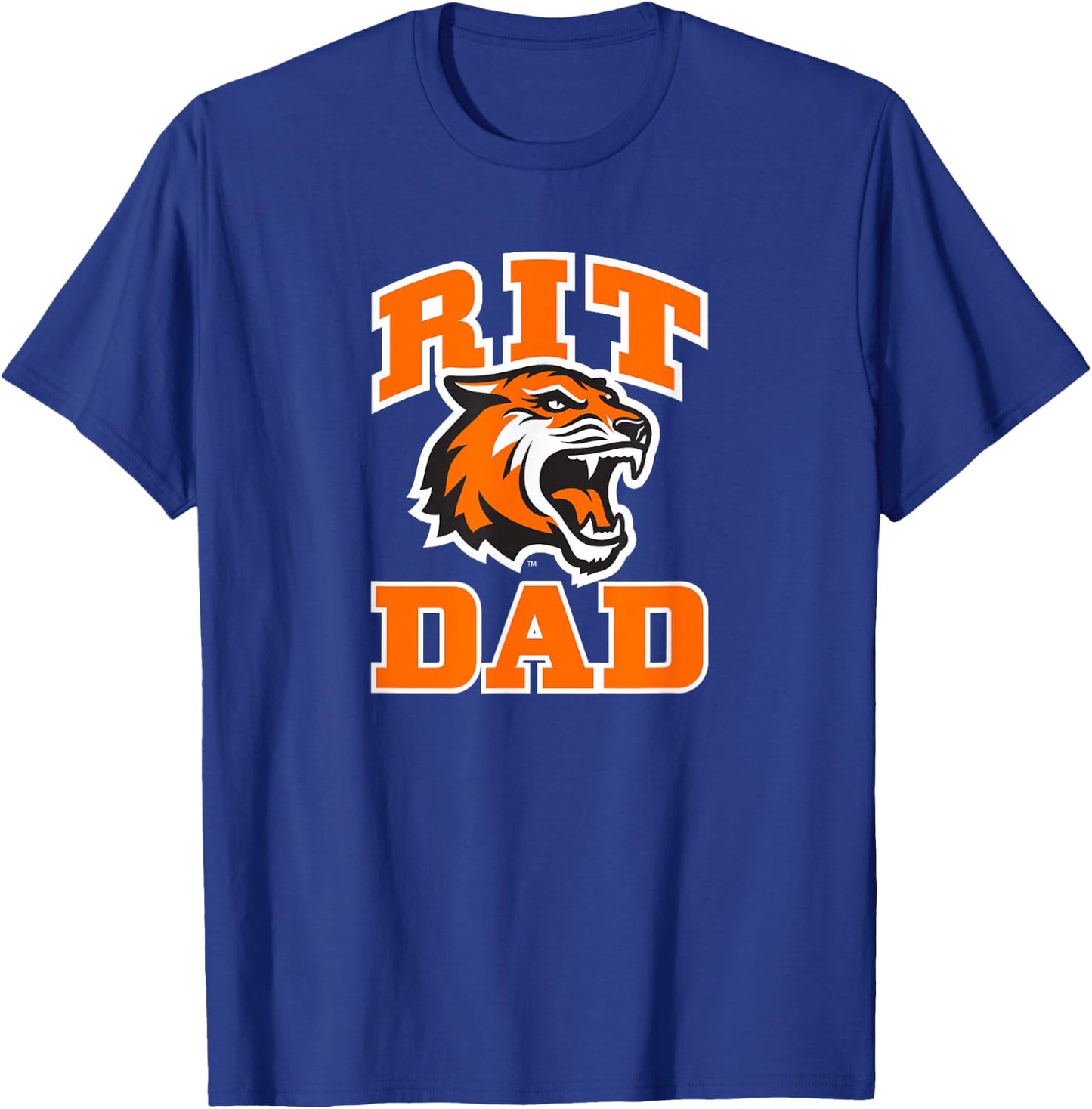 Rochester Institute of Technology RIT Dad Tiger Parent T-Shirt - T-Shirt | Royal