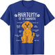Funny Anatomy Labrador Retriever Lab Dog Lover Owner Women Kids T-Shirt - T-Shirt | Royal