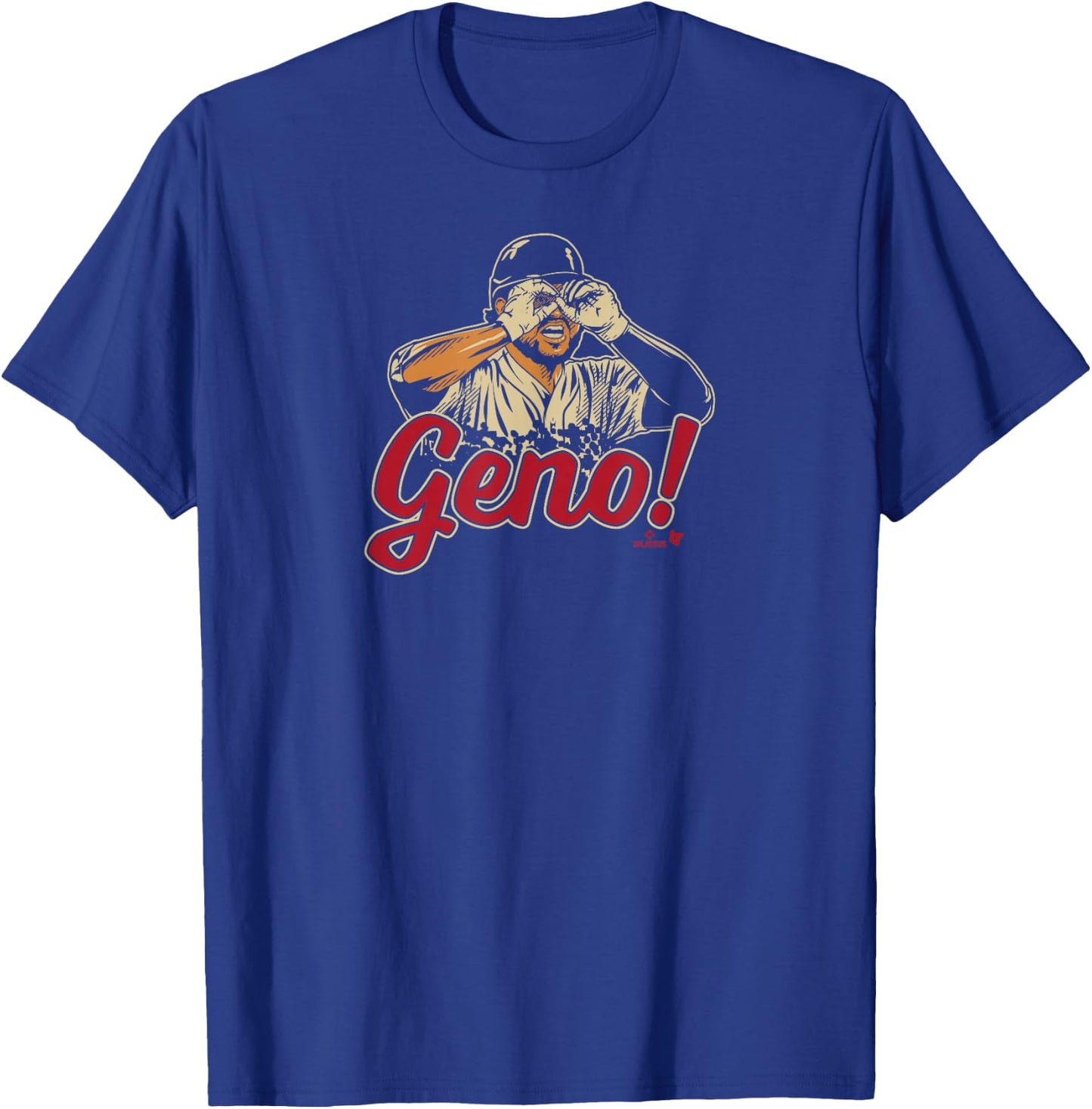 Eugenio Suarez - Geno Goggles - Arizona Baseball T-Shirt - T-Shirt | Royal