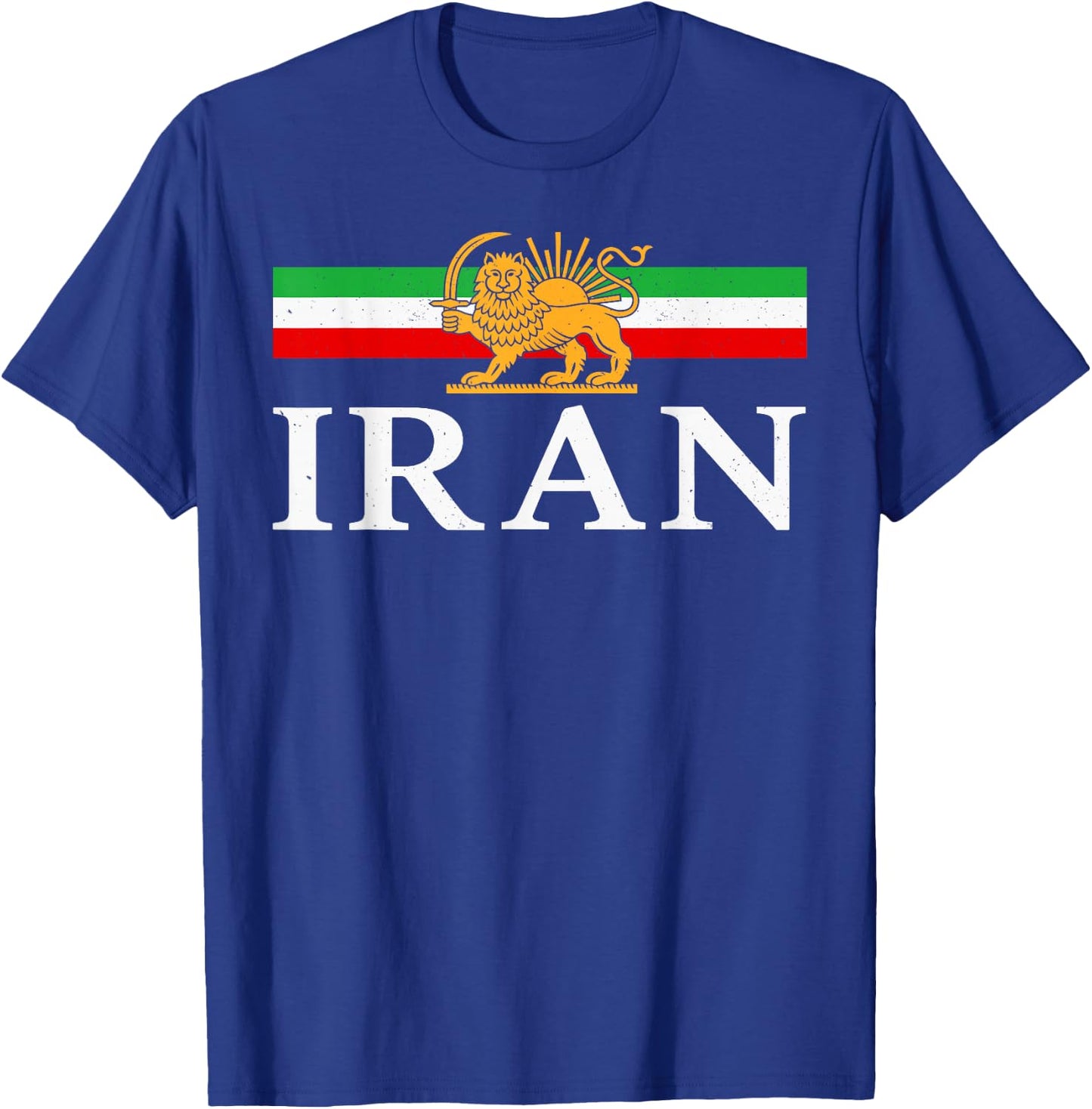 Iran Lion Sun Flag,Iran,Persian,Flag of Iran T-Shirt - T-Shirt | Royal