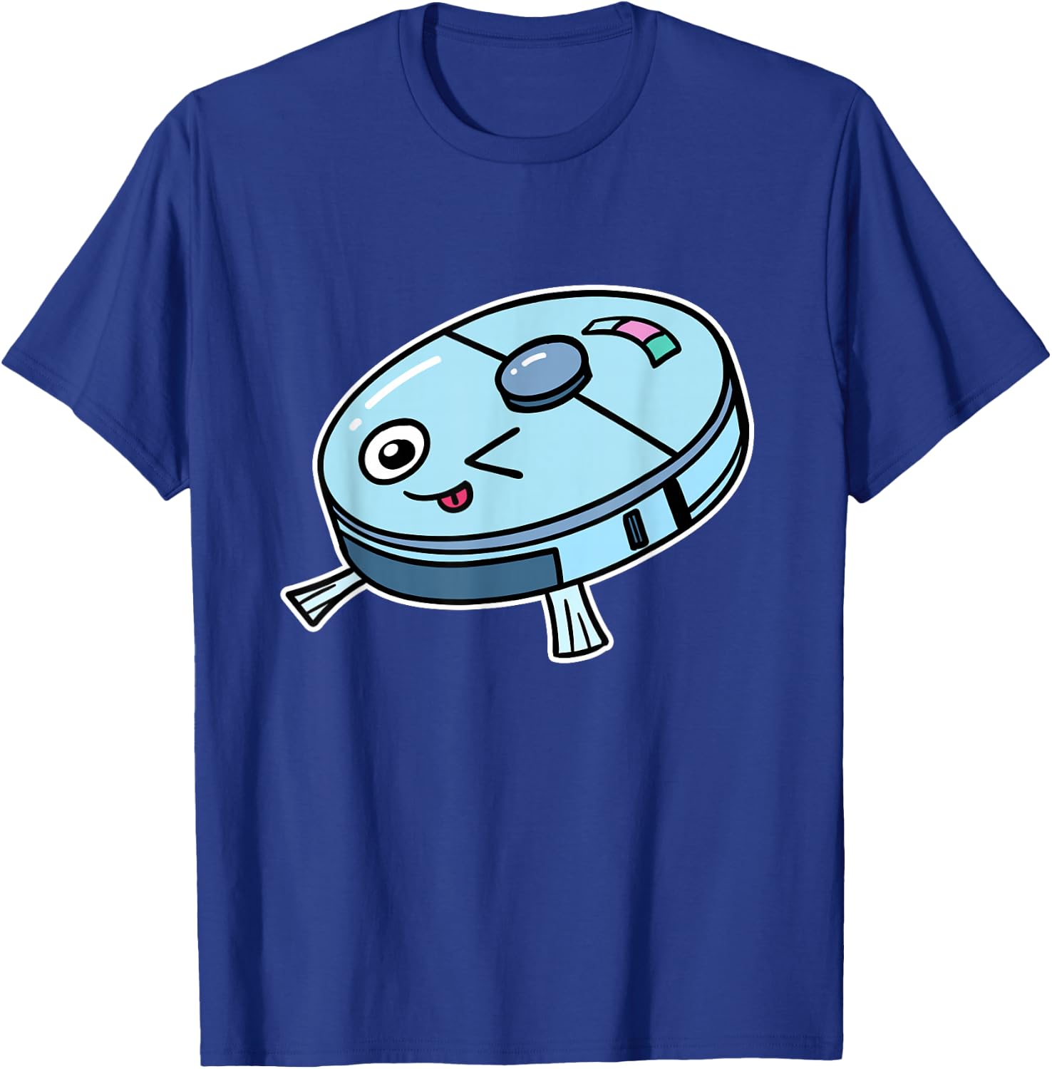 Cute Robot Vacuum Cleaner Robot Vacuum Cleaner Robot Children's , black T-Shirt - T-Shirt | Royal