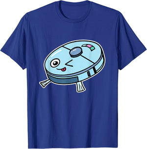 Cute Robot Vacuum Cleaner Robot Vacuum Cleaner Robot Children's , black T-Shirt - T-Shirt | Royal