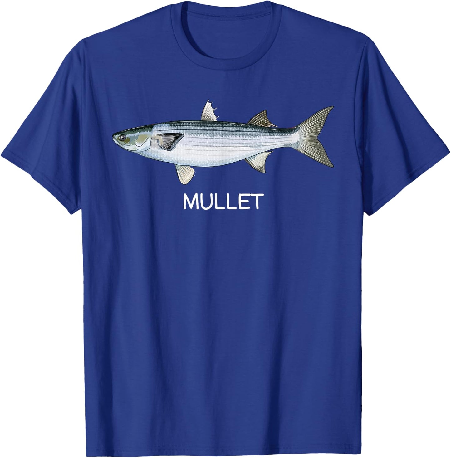 Mullet Saltwater Game Fish T-Shirt - T-Shirt | Royal