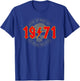 1971 Jahrgang Geburtstag Rock and Roll Heavy Metal T-Shirt - T-Shirt | Royal