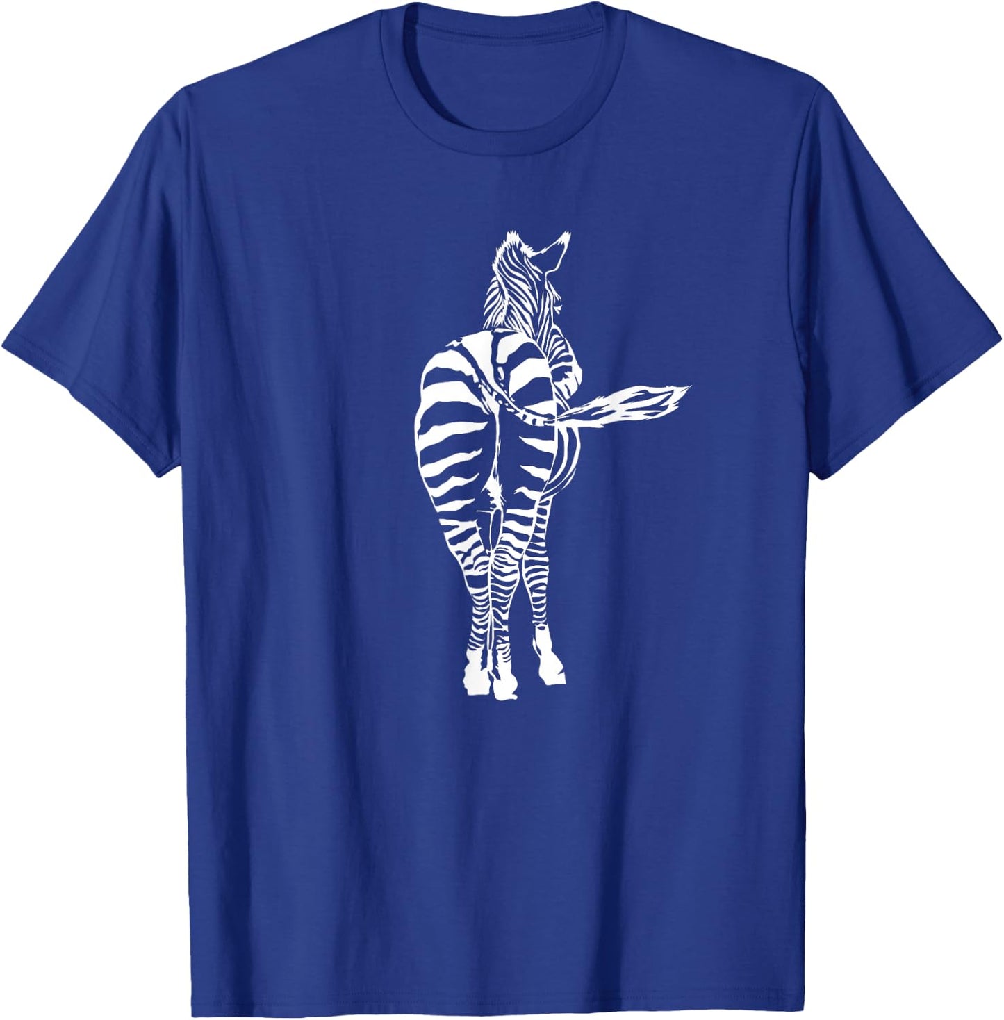 Zebra Butt Africa T-Shirt - T-Shirt | Royal