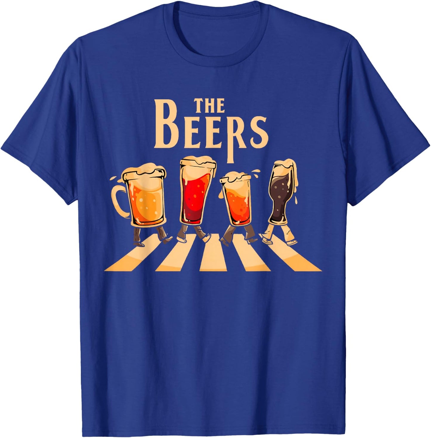 Funny The Beers Model Cover T-Shirt - T-Shirt | Royal