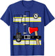 Kids Fireman Shirt Halloween Children's Firefighter T-Shirt - T-Shirt | Royal