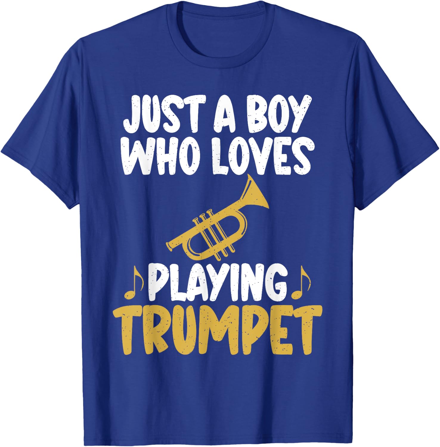 Just a Boy who loves Playing Trumpet Boy Trumpet T-Shirt - T-Shirt | Royal