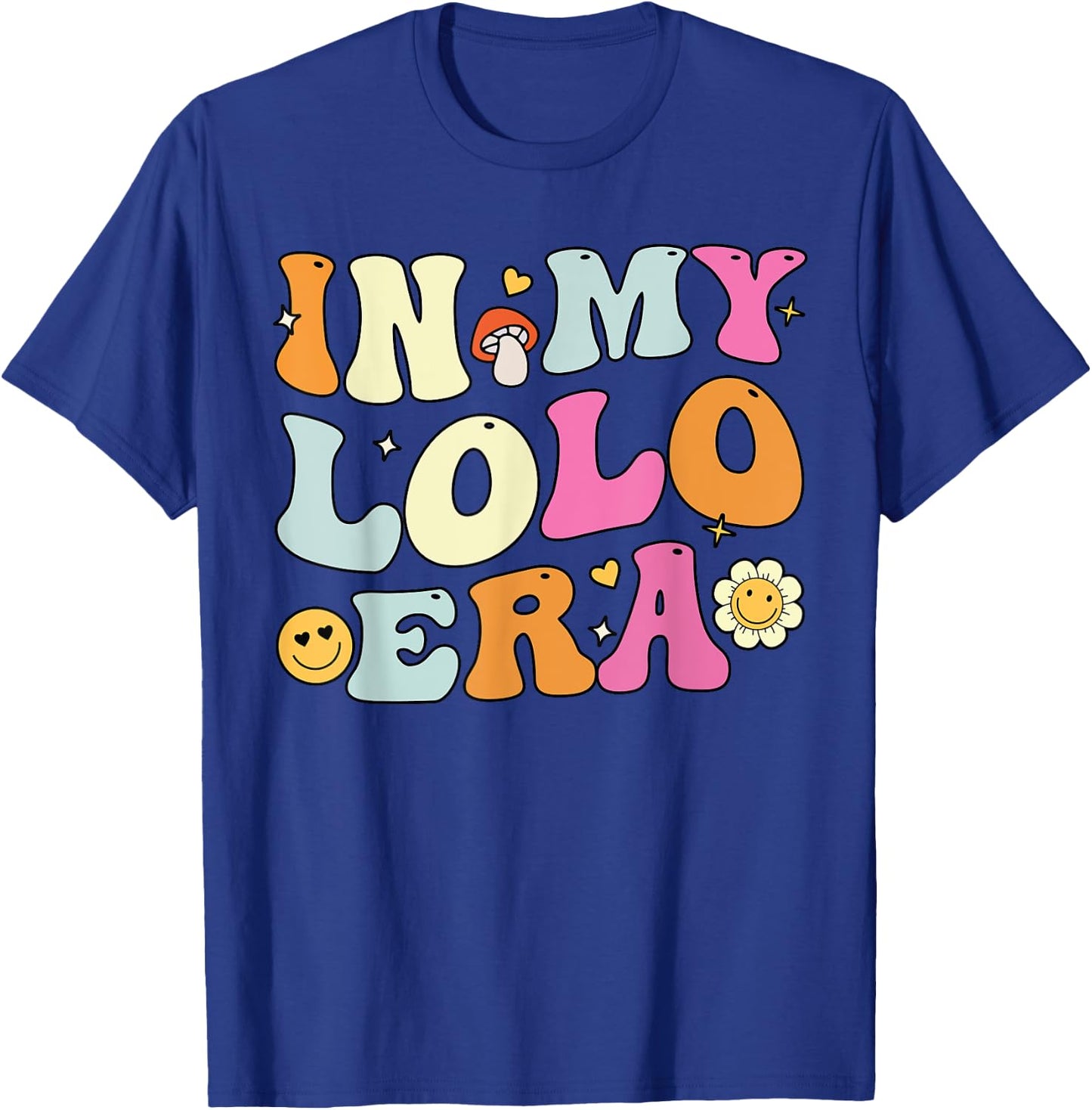 Fathers Day Grandpa, Groovy In My Lolo Era T-Shirt - T-Shirt | Royal