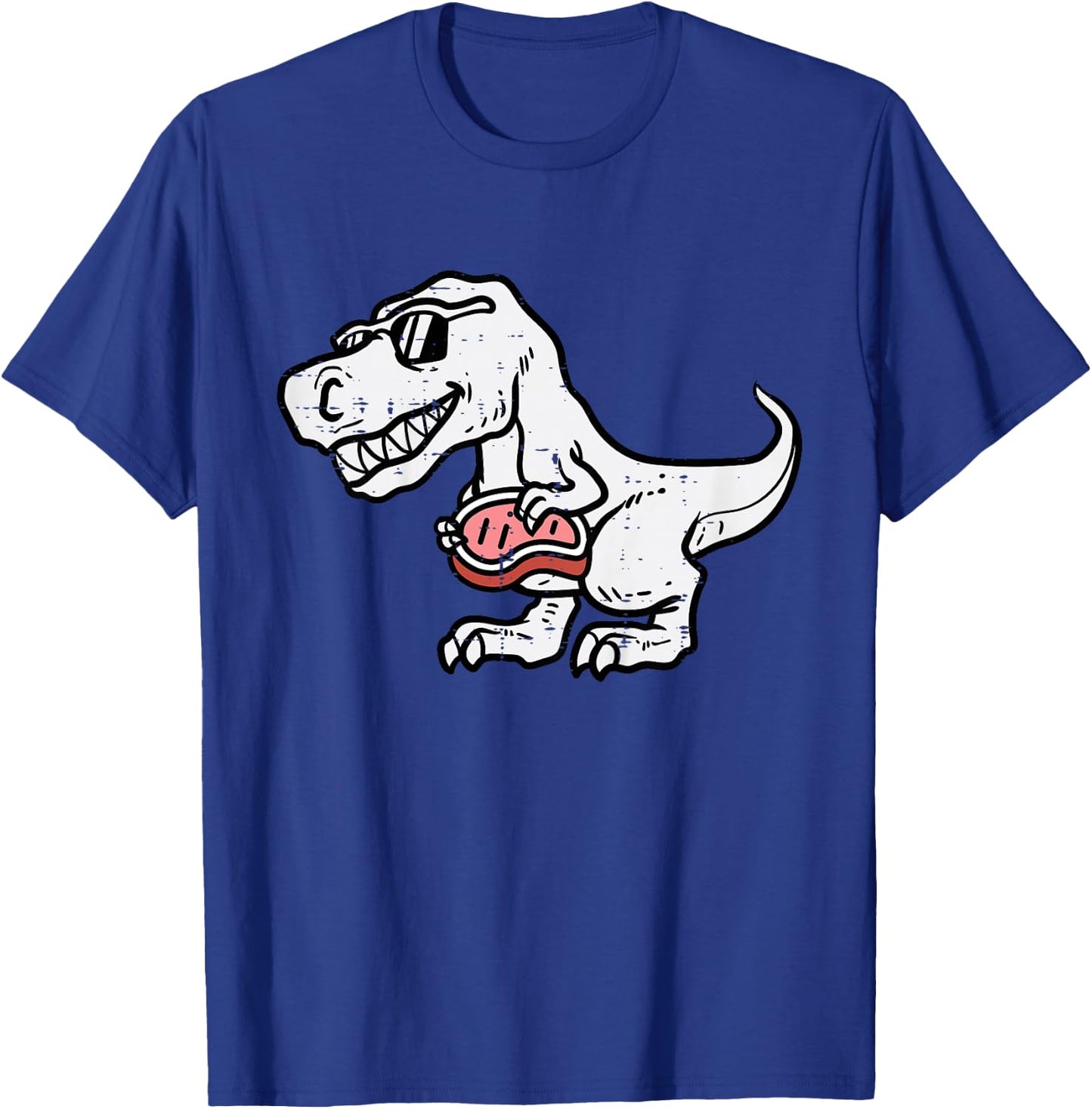 Kids Bbq Meat Lover Dino Trex Barbecue Grilling Boys Kids Toddler T-Shirt - T-Shirt | Royal