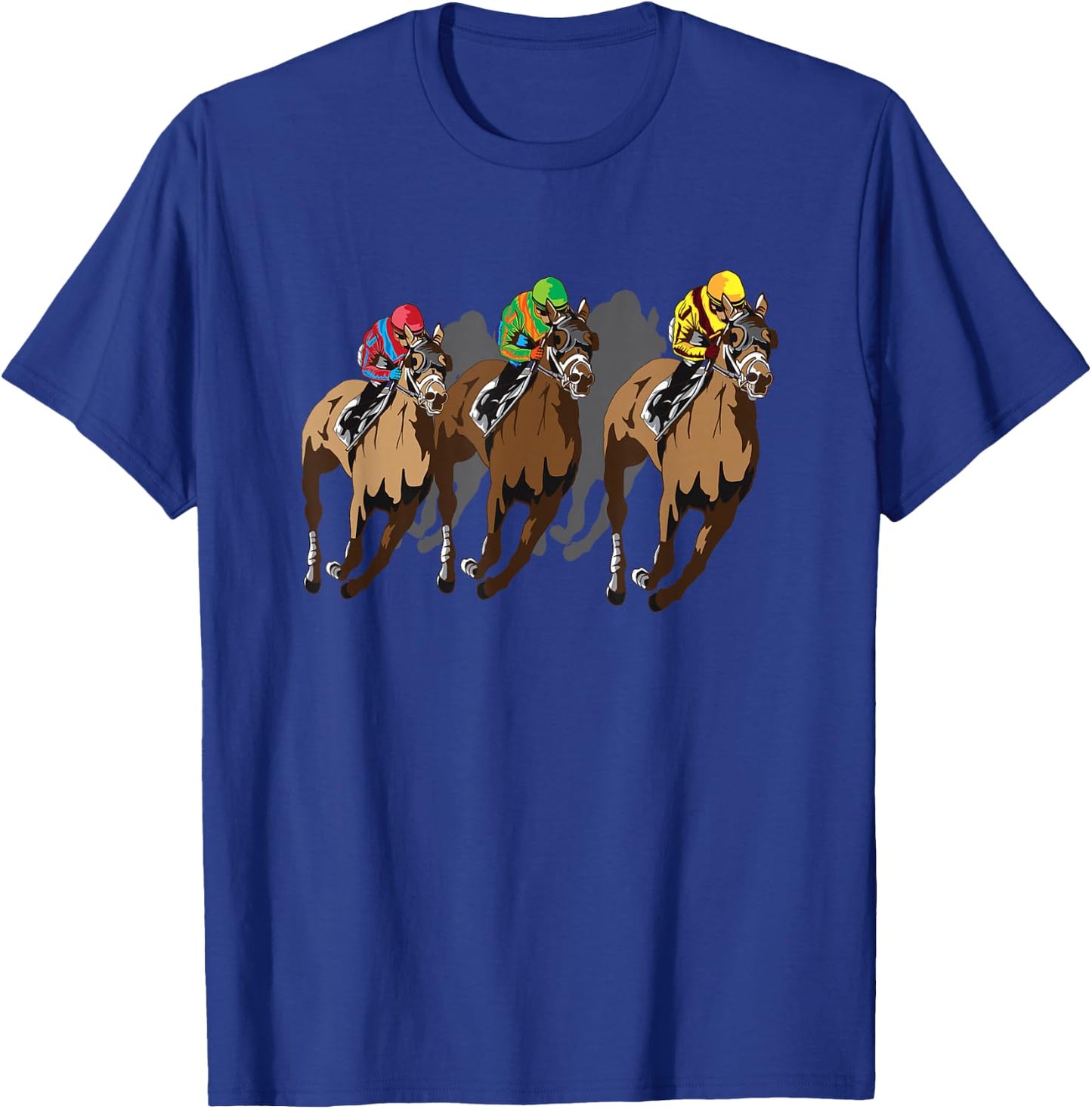 Funny Horse Racing Jockey Racer Derby Rider Race Track Gifts Small T-Shirt - T-Shirt | Royal