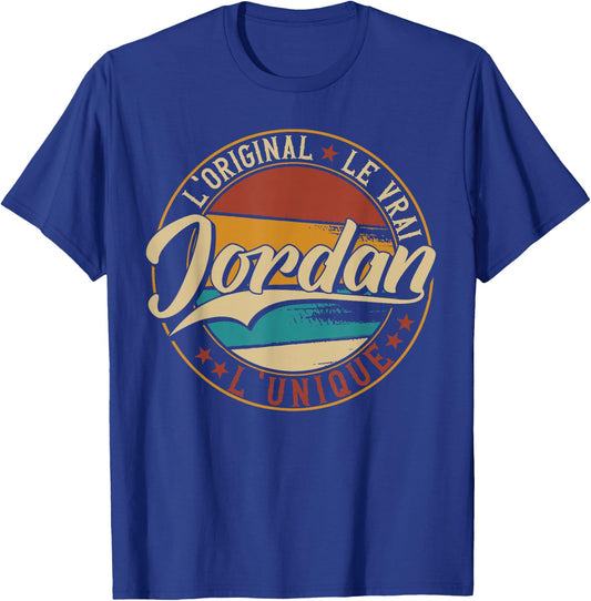 Jordan The Original The True The Unique & Boys , Black, S T-Shirt - T-Shirt | Royal