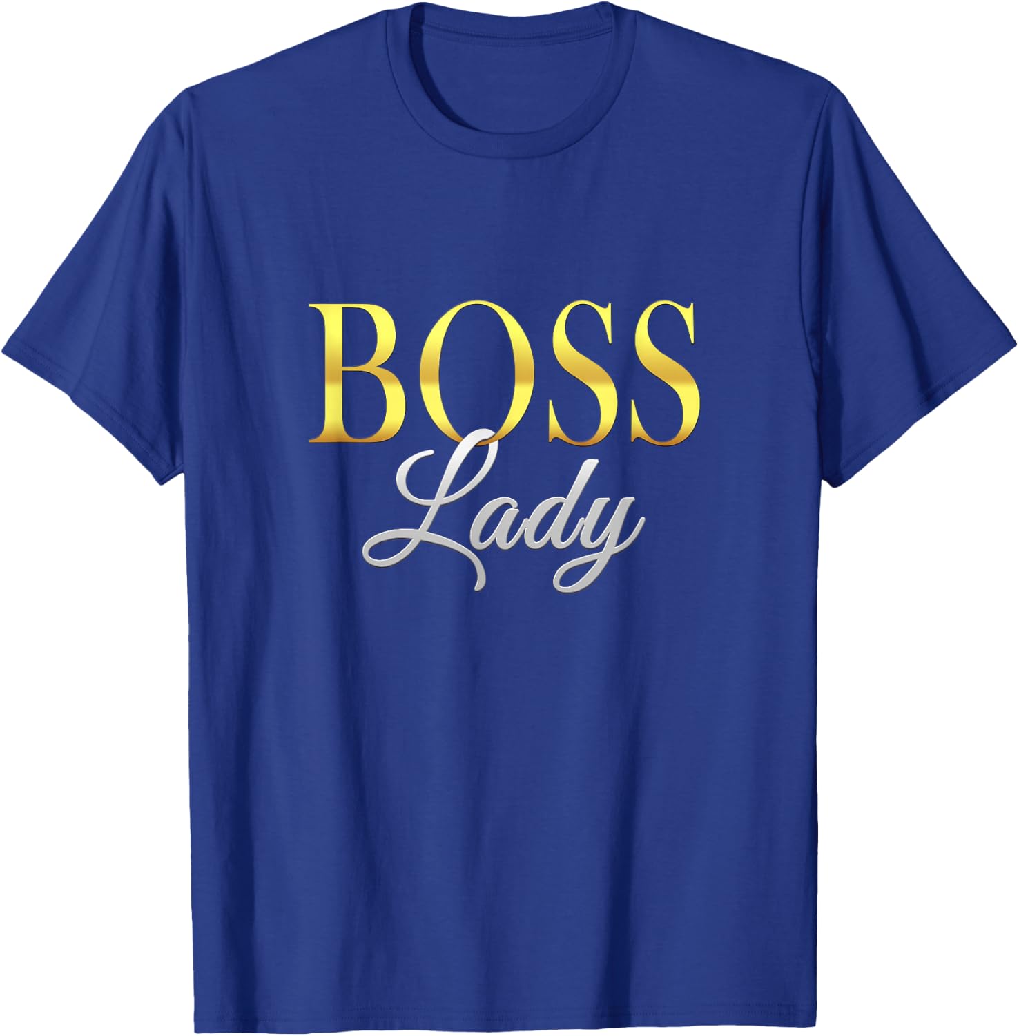 Funny Boss Lady Who's in Charge T-Shirt - T-Shirt | Royal