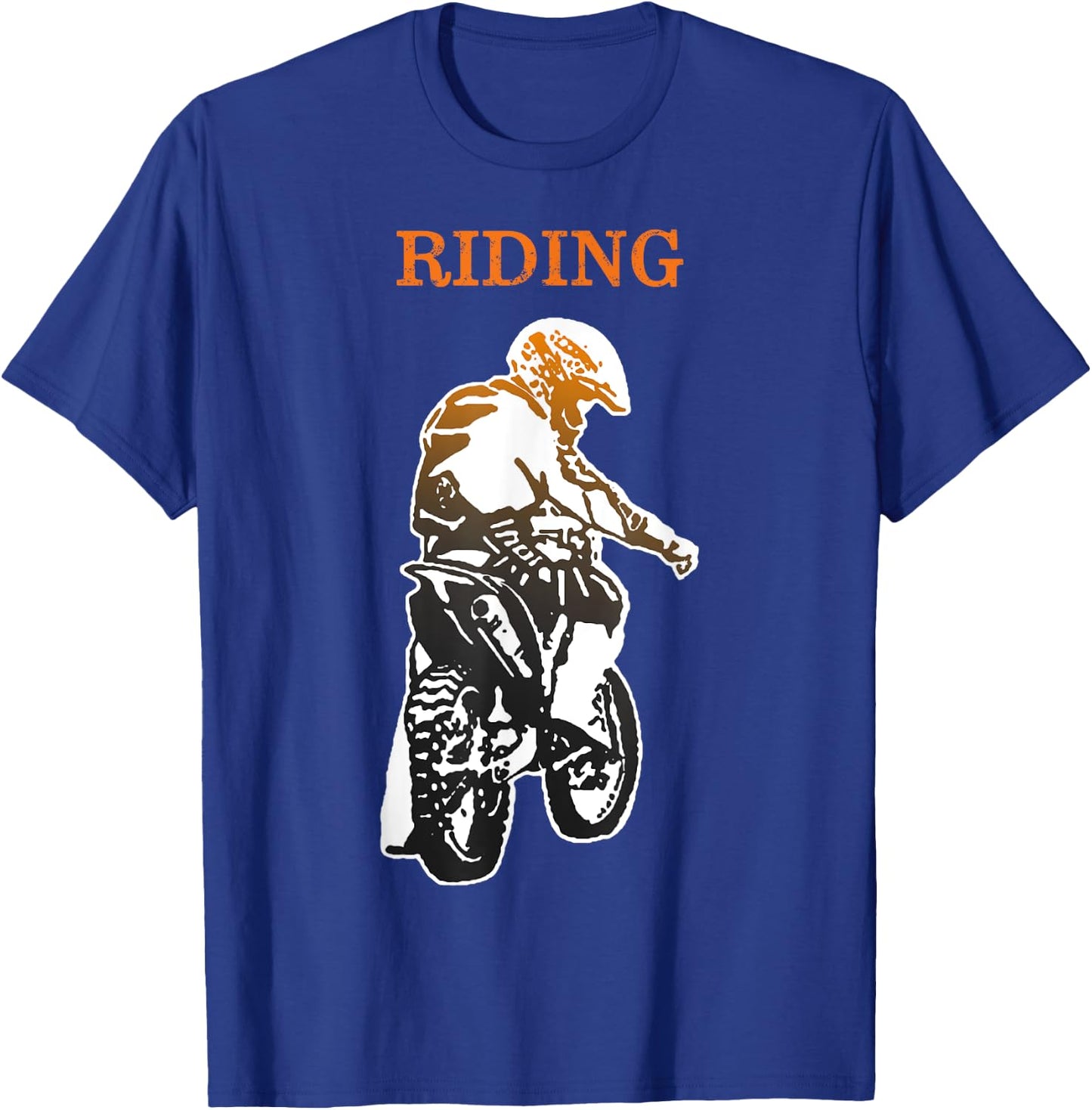 Father Son Matching Riding Buddies Dirt Bike Dad Motocross T-Shirt - T-Shirt | Royal