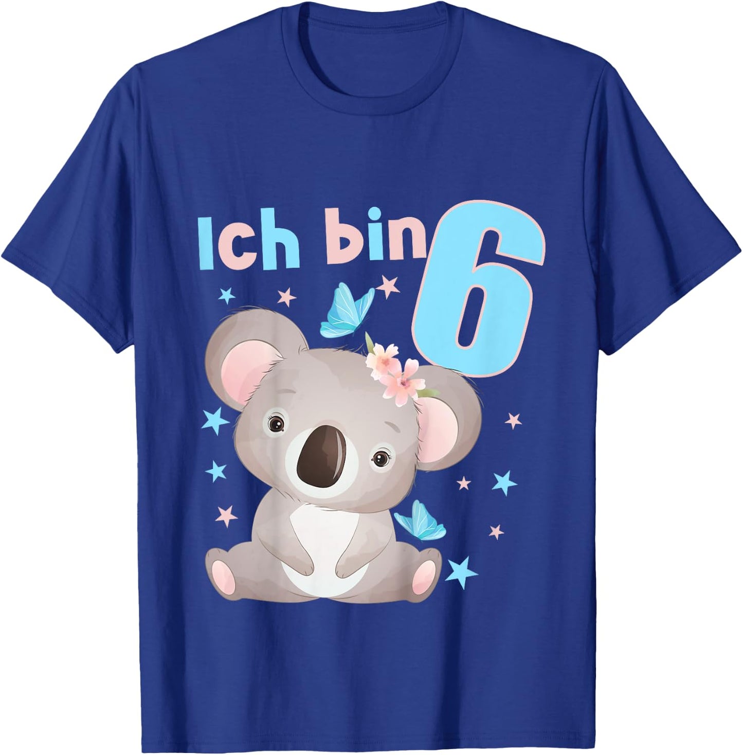 6 Jahre alt Ich bin 6 Koala Koalabär 6. Geburtstag T-Shirt - T-Shirt | Royal