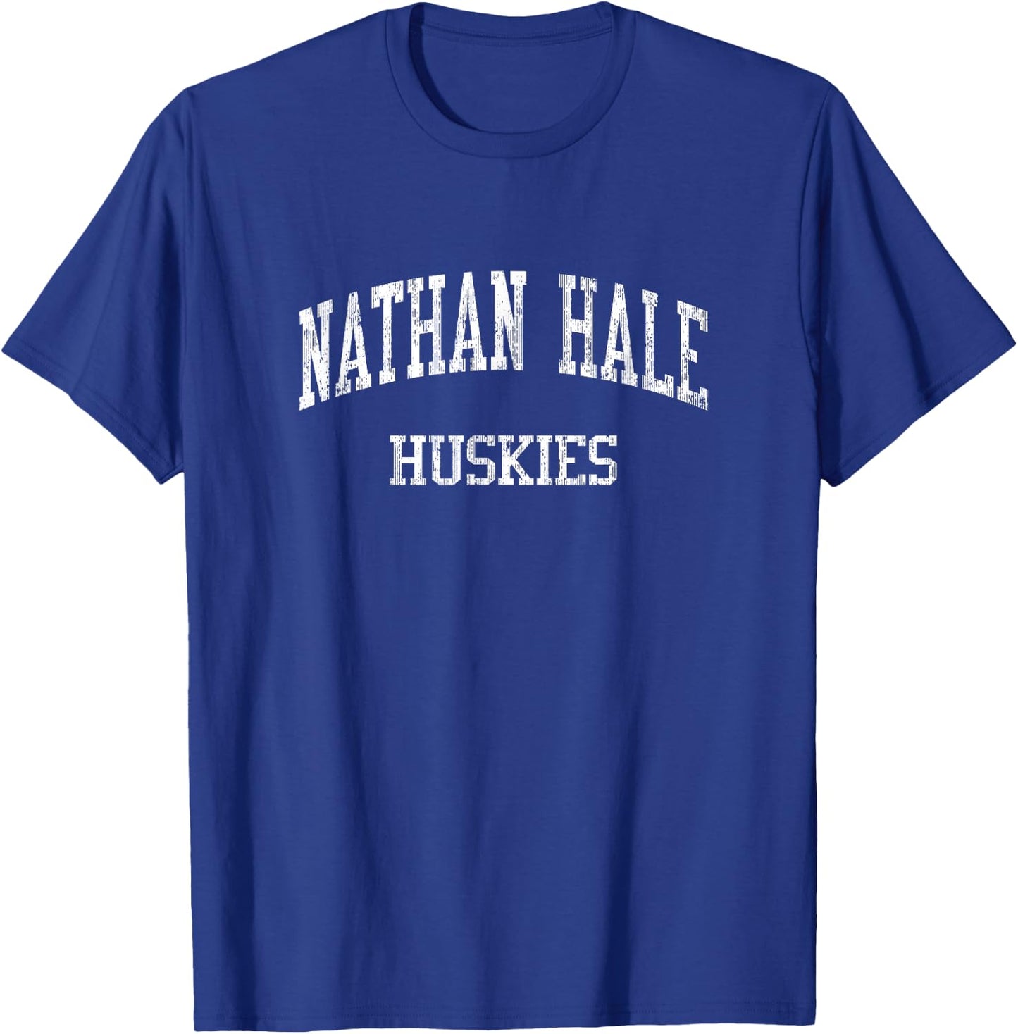Nathan Hale High School HS West Allis WI Vintage Sports T-Shirt - T-Shirt | Royal