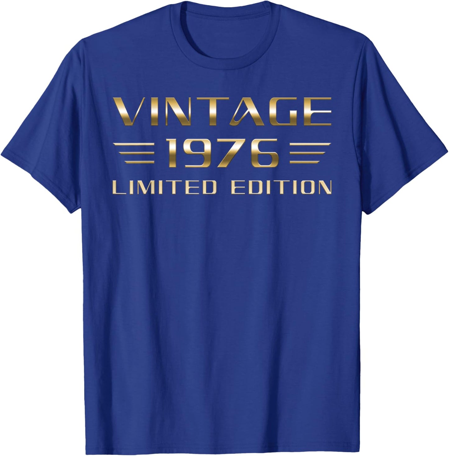 Vintage 1976 Limited Edition Oldtimer 50. Geburtstag T-Shirt - T-Shirt | Royal