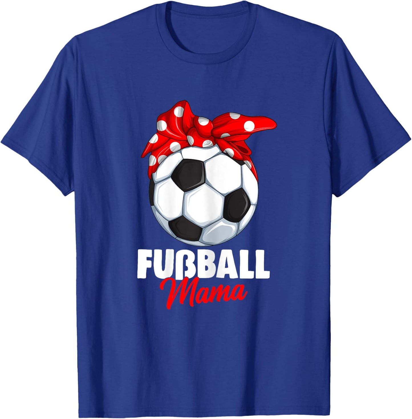 Women's Football Mum Footballer Mother , black, s T-Shirt - T-Shirt | Royal