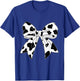Coquette Bow Cow Pattern Farm Animals Cow Print Graphic T-Shirt - T-Shirt | Royal